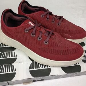 Allbirds Tree Gliders Burgundy Red Mesh Walking Sneakers Mens 10 TRG M10